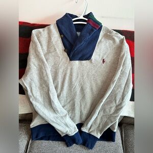 Polo Ralph Lauren Rare Design Collar Pullover
